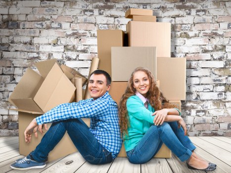 Local packing team organising boxes during a Knightsbridge move