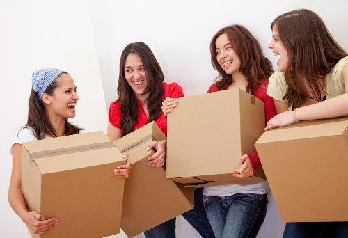 Careful wrapping and transport of household furniture in central London