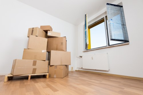 Careful loading of furniture and boxes during a Knightsbridge commercial relocation
