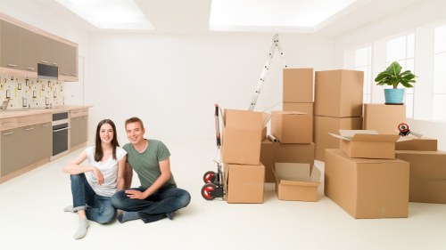 Prepared moving truck for a Knightsbridge relocation with access challenges